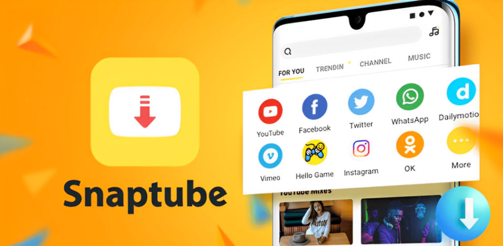 SnapTube v7.27.0.72750110 MOD + APK (Premium Unlocked + No Ads)